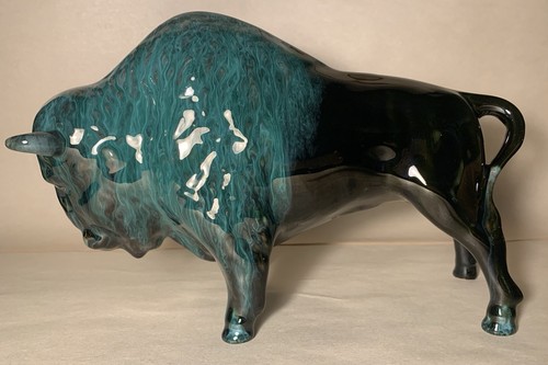 Blue mountain pottery bison - mountain,