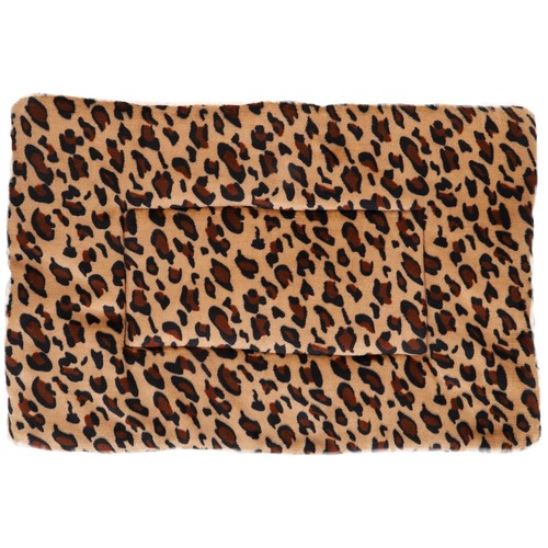Leopard print washable pet pad - print,
