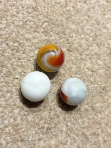 Vintage glass marbles set - glass,
