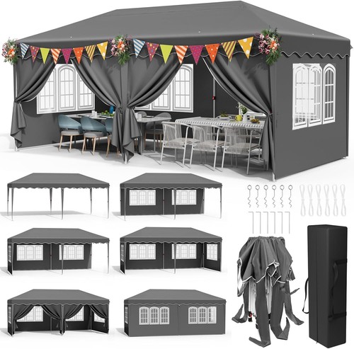 3x6m heavy duty gazebo marquee - duty,