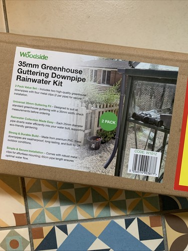 Greenhouse 35mm guttering - greenhouse,