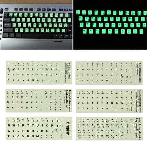 Luminous keyboard stickers - luminous,