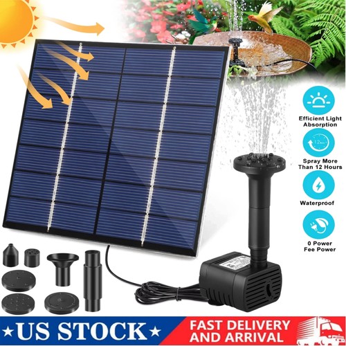 Solar power fountain - solar,