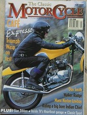 Classic Motorcycle May 2000  INDIAN Chief, NORTON Lowboy , RUDGE, TRIUMPH Wasp