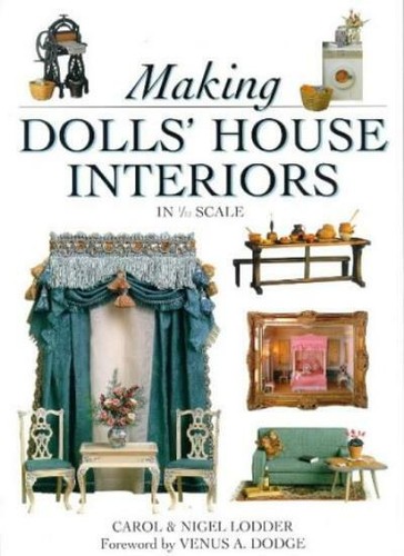 Making dolls house interiors - making,