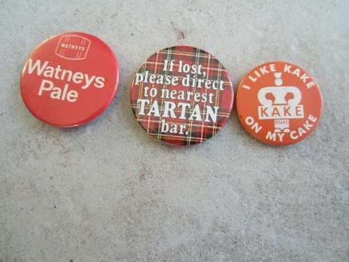 Pin badges 1970 beer - badges,