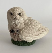 Royal Doulton Owl with baby owlet figurine