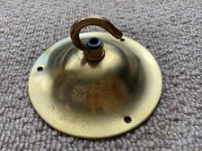 old  brass ceiling rose with