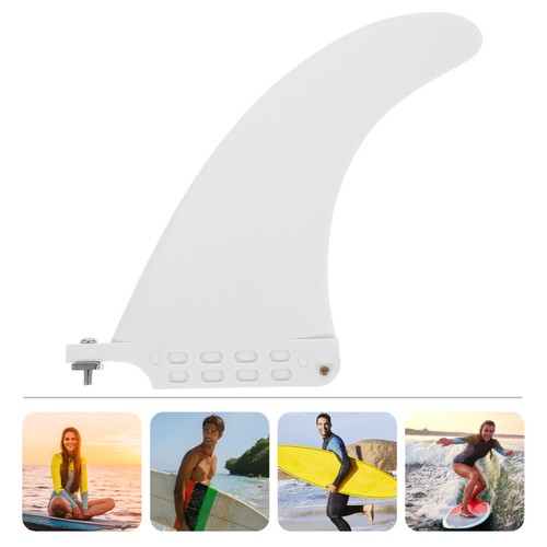 White nylon surfboard fin - white,