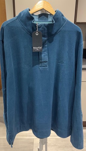 Weird fish dark blue cotton - fish,