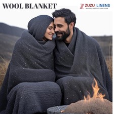 Heavy Wool Blanket 62x84 Twin