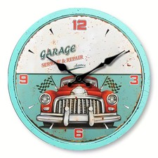 Retro Red Sports Car Wooden