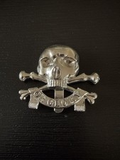 17/21st Lancers Staybrite Cap Badge British Military Cavalry Regiment Gaunt P40