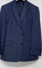 Jasper Conran navy blue three piece suit men's size 42 chest 38 waist UK cg l48