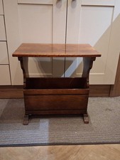 Vintage Wooden Oak Side Table