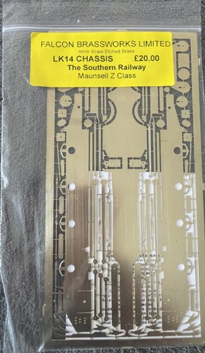 Falcon brassworks lk14 - falcon, etched
