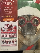 Pug Dog Duvet Quilt Cover