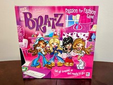BRATZ Passion For Fashion Board Game Milton Bradley Hasbro Dolls 2002 4 COMPLETE