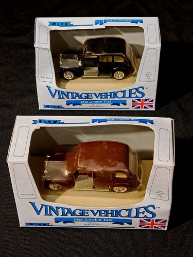 Two ertl london taxi s - 1:43, taxi's