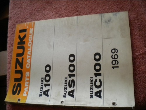 Vintage suzuki parts book - vintage,