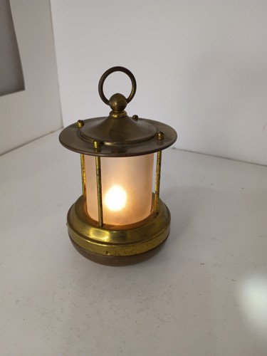 1930s era brass binnacle - 1930s-era,