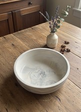 Marble light grey & White