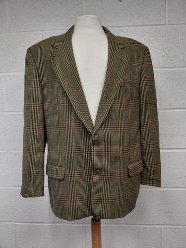 Daks london green wool plaid - daks,