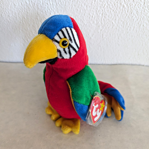 Beanie baby jabber parrot - beanie,