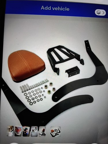 Sissy bar passenger - bar, backrest
