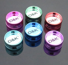 Mini Plastic Herb Grinder 2 Part 25mm Shiny Sharp Teeth Magnetic Crusher