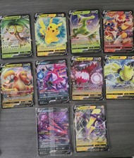 Pokemon TCG - Oversized Jumbo - Sword & Shield V Card Bundle - 10 cards