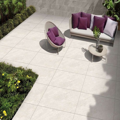 Quartz white porcelain - quartz, paving