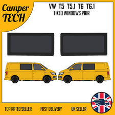 VW T5 Transporter Fixed windows PAIR