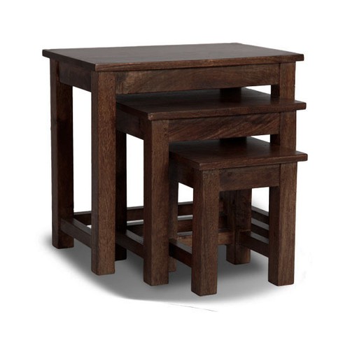 Solid mango wood - nest, of