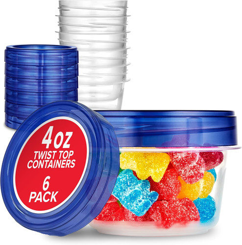 4oz plastic containers with - containers,