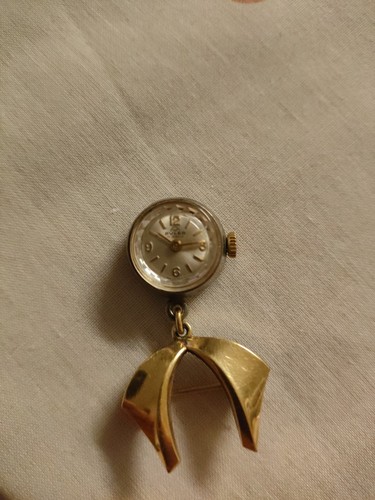 Vintage watch brooch buler - vintage,