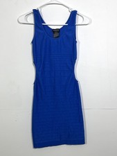 BEBE Blue Side Cutout