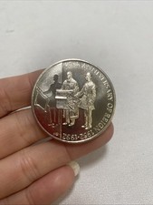 1992 Falklands Islands 50p Coin 40th Anniversary Reign Queen Elizabeth II