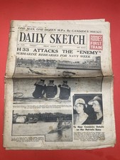 Daily Sketch Newspaper August