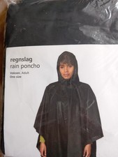 Rain Poncho Adult Waterproof