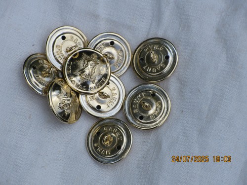 Royal scots buttons - 9x,