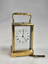 Drocourt One-piece Brass case Repeat  Carriage Clock