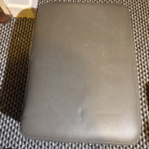 Small footstool leather - footstool,