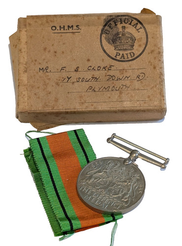 Ww2 british defence medal - ww2,