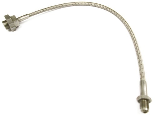 Rear brake hose braided - brake, morris