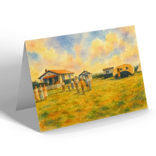 Notelet caravan corner - -,