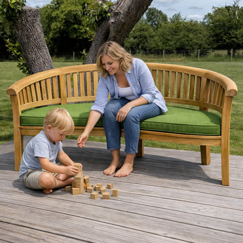 Crummock teak peanut garden - teak,