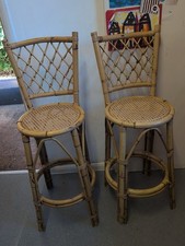2 x Vintage Style Bamboo /