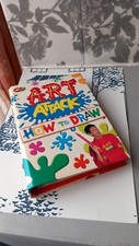 Vintage Art Attack How To Draw FunFax Hardback Organiser 90s Kids TV Retro Rare