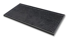 Black Rubber Drip Mat Runner